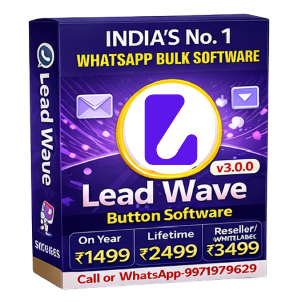 Lead Wave Button Software v3.0.0 – WhatsApp Button Automation Tool