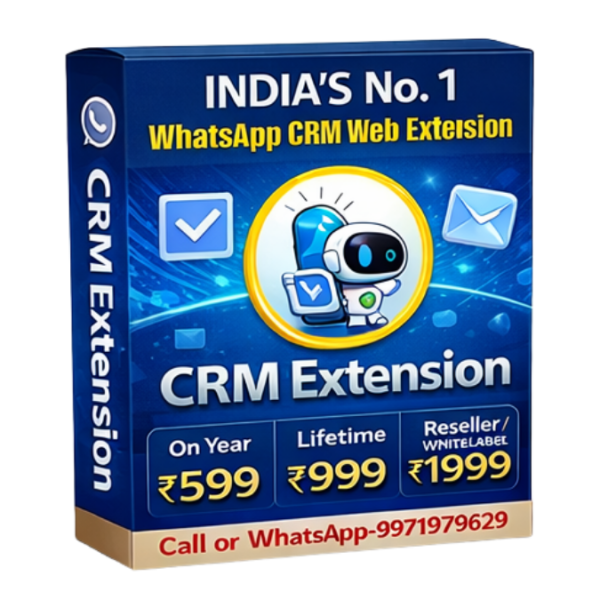 WhatsApp CRM Extension – India’s No.1 CRM Web Tool